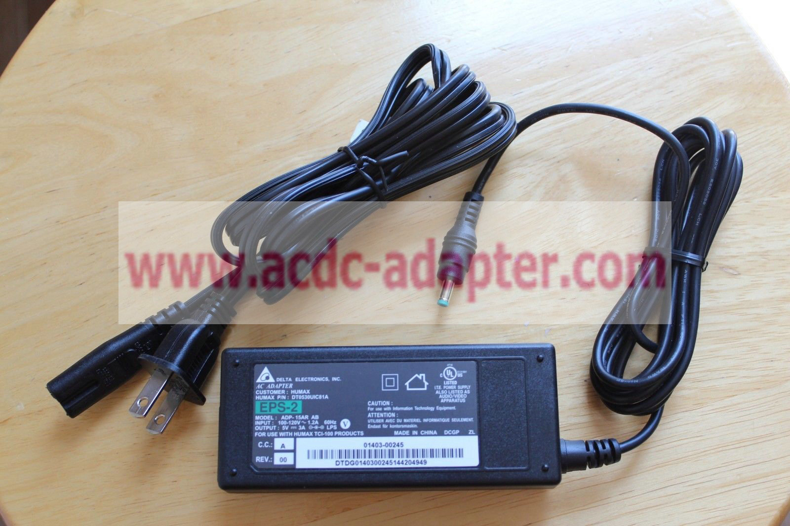 New Delta EPS-2 ADP-15AR 5V 3A Switching AC Adapter FOR HUMAX DT0530UIC81A Power
